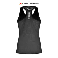 PRESSIO - Women - Elite Singlet - Black/Silver